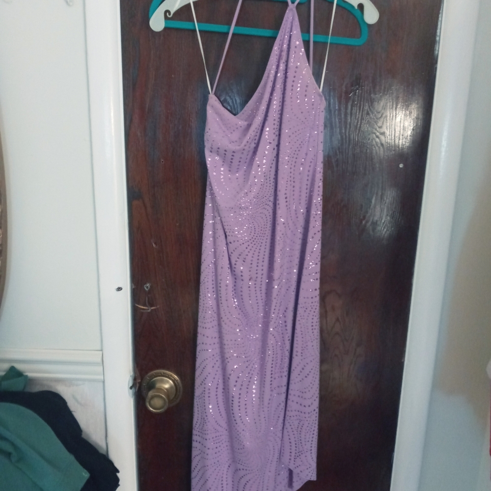 Vintage purple sparkle dress - Picture 3 of 7